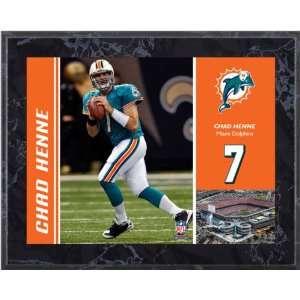Chad Henne Miami Dolphins 8x10 Marble Color Player Plaque  