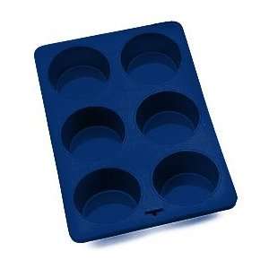  SiliconeZone Large Muffin Pan   Blue