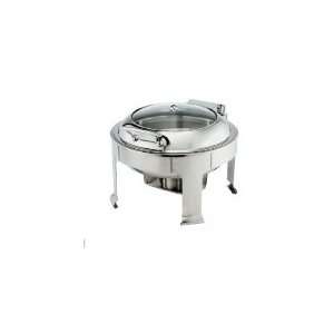  57 5163   9 qt Full Size Chafer w/ Glass Cover, Round
