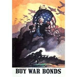  Buy War Bonds   Paper Poster (18.75 x 28.5) Sports 