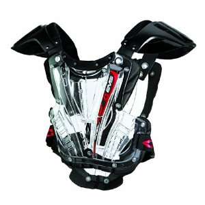  EVS Sports VEX Chest Protector (Clear/Black, Large 