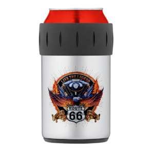   Koozie Live The Legend Eagle and Engine Route 66 