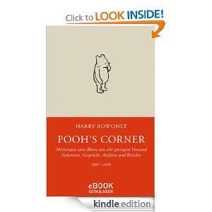Poohs Corner 1997 2009 / eBook (German Edition) Harry Rowohlt 