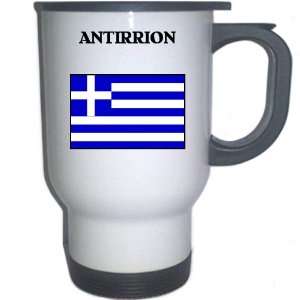  Greece   ANTIRRION White Stainless Steel Mug Everything 