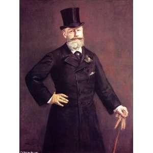   Manet   24 x 32 inches   Portrait of M. Antonin Proust
