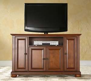 Alexandria Collection 48 in. TV Stand, Cherry Finish  