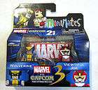   Select Marvel vs Capcom 2 Pack Minimates Wolverine & Viewtiful Joe