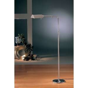  Holtkoetter Bauhaus Satin Nickel Floor Lamp
