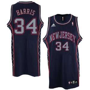  adidas New Jersey Nets #34 Devin Harris Navy Blue Swingman 