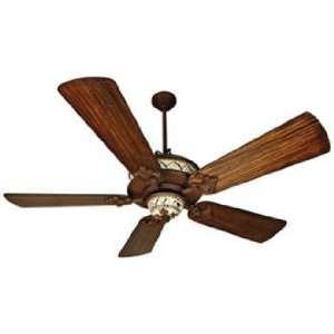  54 Craftmade San Miguel Rust Iron Wet Rated Ceiling Fan 