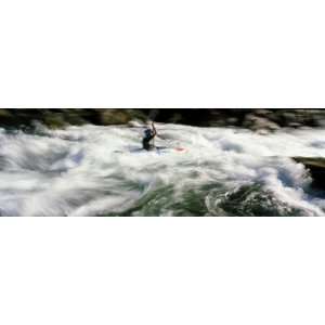  Kayaker, Trinty River, California, USA by Panoramic Images 
