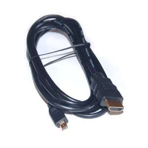   Male to HDMI micro (Type D) Male Cable, Ver1.4 (6ft) Electronics