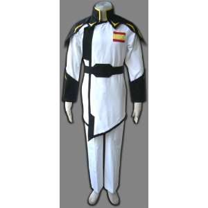 Japanese Anime Gundam Seed Cosplay Costume   Zaft Unit Captain Uniform 