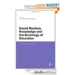 Social Realism, Knowledge and the Sociology of Education Coalitions 