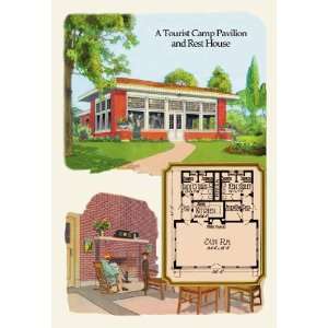  Tourist Camp Pavilion and Rest Home 24X36 Giclee Paper 