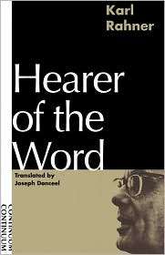 Hearer Of The Word, (0826406483), Karl Rahner, Textbooks   Barnes 