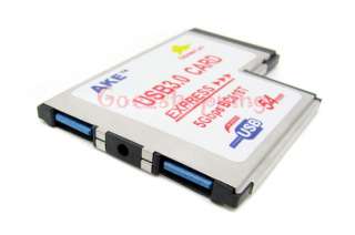 Express Card 54 To 2 X USB 3.0 Port Card Reader 5Gbps  