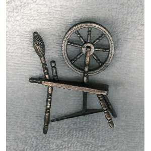    1976 Diecast Miniature Dollhouse Spinning Wheel
