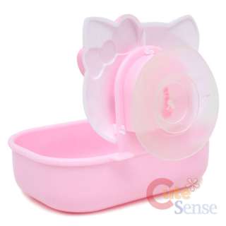 Sanrio Hello Kitty Face Soap Dish Case  Window Attachable  Licensed 