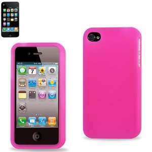   Iphone 4 CDMA Hot Pink With Screen Protector and Cleaning Cloth Cell