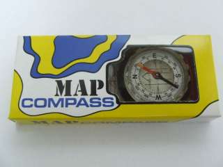 NEW MADE IN JAPAN MAP COMPASS AND MAGNIFIER NO. 125  