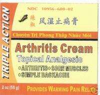 TRIPLE Action Arthritis Cream Relief Joints&Muscle Pain  