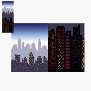 Design A Room New York Cityscape Background   Party Decorations 