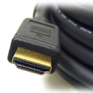    30AWG HDMI Cable with Ferrite Cores Black 1.5ft Electronics