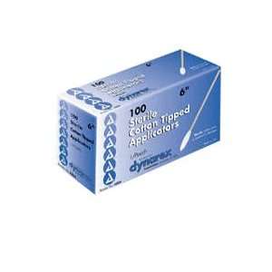  Cotton Tipped Applicators, Sterile, 6 inches 2/pouch   100 