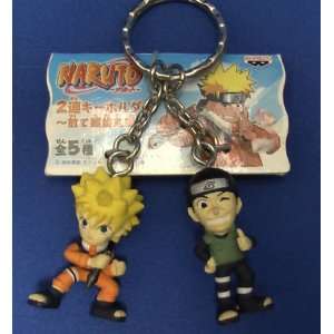  Naruto Shikamaru Double Figure Keychain 
