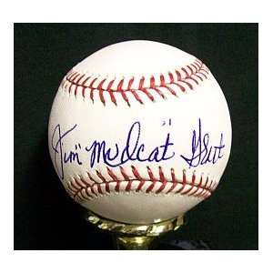 Mudcat Grant Autographed Baseball