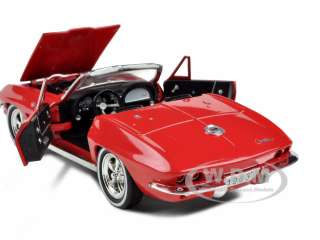 1963 CHEVROLET CORVETTE CONVERTIBLE RED 132 MODEL by SIGNATURE 