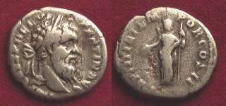 RARE PERTINAX DENARIUS WITH NICE PORTRAIT  