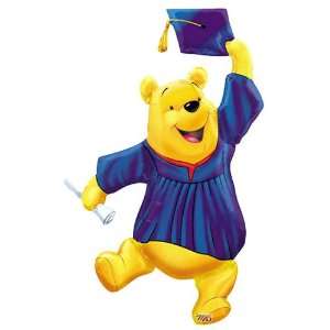  Pooh Bear Graduation 38 Mylar Balloon Large Toys & Games
