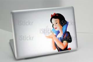 Snow White Right Apple MacBook Decal Sticker Skin 13