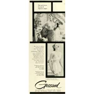  1953 Ad Gossard Push Up Bras Undergarments Underwear 