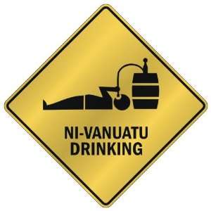   NI VANUATU DRINKING  CROSSING SIGN COUNTRY VANUATU