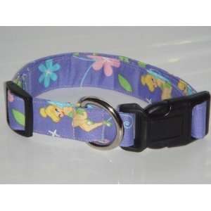  Purple Pink Flowers Tinker Bell Small 1 Dog Collar 