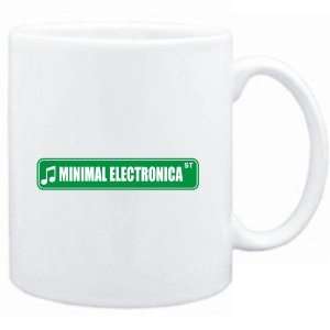  Mug White  Minimal Electronica STREET SIGN  Music 