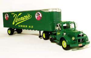 50 DIECAST Mack LJ with Vernors Ginger Ale Box Traile  
