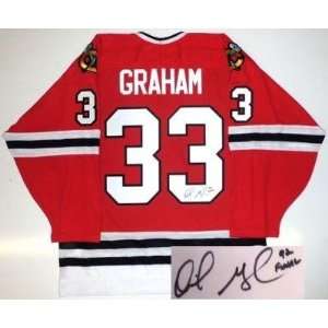  Dirk Graham Signed Jersey   1992 Cup