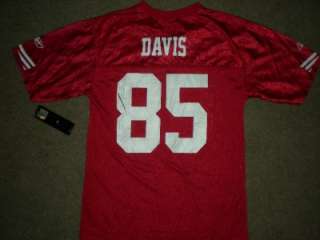 NEW IRREGULAR Vernon Davis #85 San Francisco 49ers YOUTH Large 14/16 