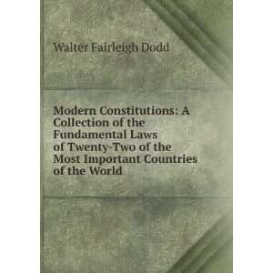  Modern constitutions a collection of the fundamental laws 