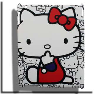 Case for Apple iPad 2 II Cover Hello Kitty Skin Faceplate Holster 