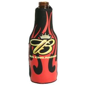  Bud King Racing Zipper Long Neck Bottle Coolie