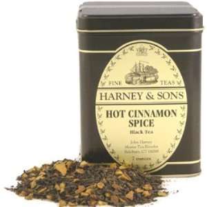 Hot Cinnamon Spice Tea, Loose Tea in 7 Ounce Tin  Grocery 