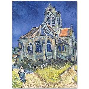  Vincent van Gogh,  Church at Auvers sur Oise, 1890  Art 