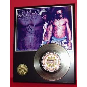  Gold Record Outlet LIL WAYNE 24kt Gold Record Display LTD 