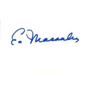  Ed Macauley NBA Hall Of Famer Authentic Autographed 3x5 