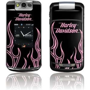  H D In Flames (pink) skin for BlackBerry Pearl Flip 8220 